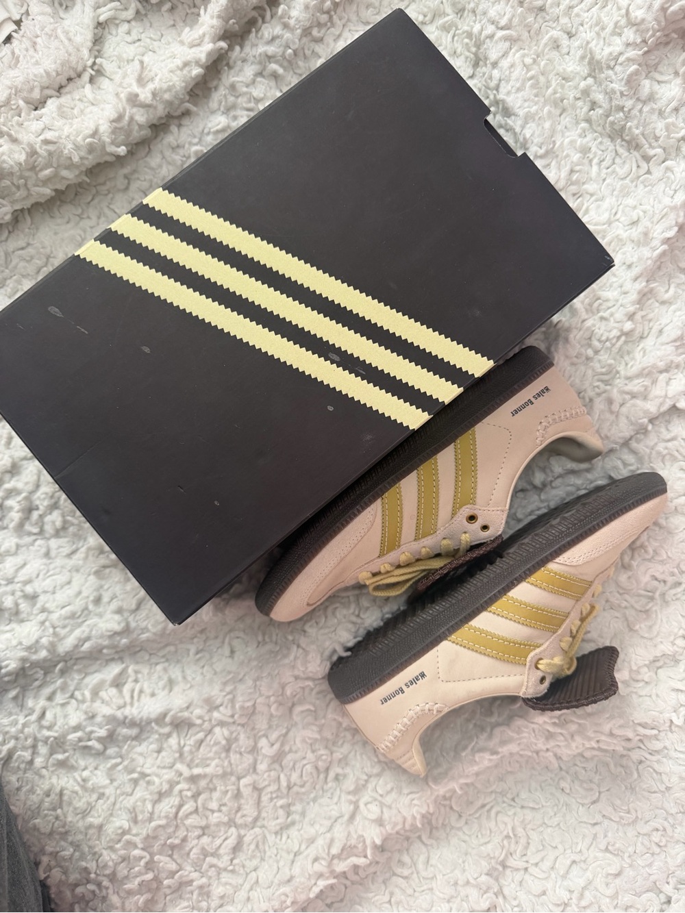 Wales Bonner x Adidas Samba in Ecru Tint - Picture 2 of 5